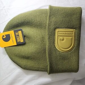 Carhartt Knit Cuffed C Patch Beanie Forest Green